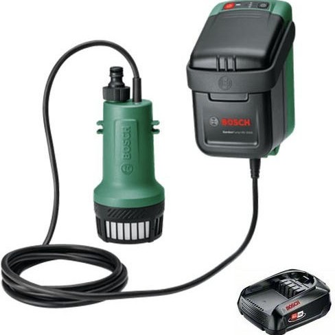 Bosch GardenPump 18V-2000 Αντλία Ακαθάρτων / Λυμάτων 18V 1x2.5Ah 06008C4202