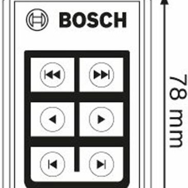 Bosch RC 2 Τηλεχειριστήριο Τηλεχειριστήριο