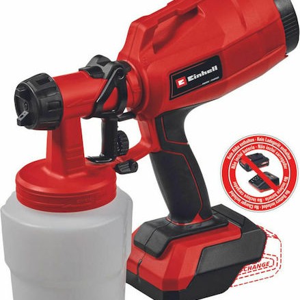 Einhell Ηλεκτρικό Πιστόλι Βαφής 18V Solo με Δοχείο 0.8lt