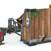 Bruder Παιχνίδι Μινιατούρα Στάβλος με Αγελάδα για 4+ Ετών