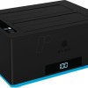 Icy Box Docking Station για 2 Σκληρούς Δίσκους SATA 3.5