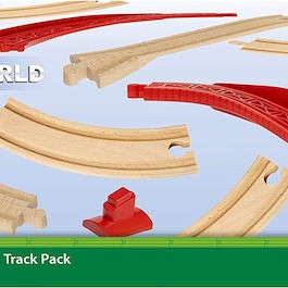 Brio Toys Ράγες Σιδηρόδρομου από Ξύλο για 3+ Ετών