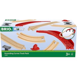 Brio Toys Ράγες Σιδηρόδρομου από Ξύλο για 3+ Ετών
