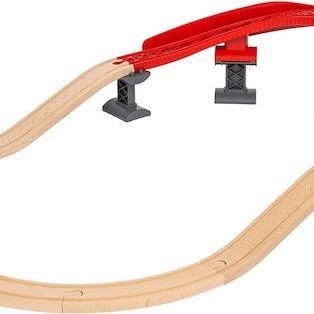Brio Toys Ράγες Σιδηρόδρομου από Ξύλο για 3+ Ετών