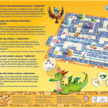 Επιτραπέζιο Παιχνίδι Λαβύρινθος Junior για 2-4 Παίκτες 4+ Ετών (EN) Ravensburger