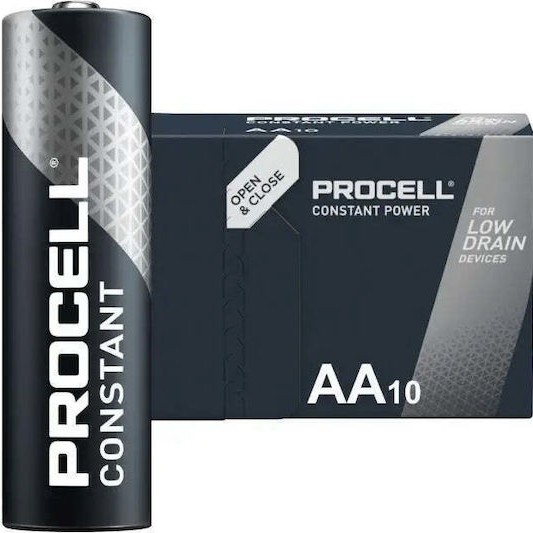 Duracell Procell Constant Αλκαλικές Μπαταρίες AA 1.5V 10τμχ
