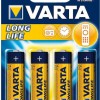 Varta LongLife Αλκαλικές Μπαταρίες AA 1.5V 4τμχ
