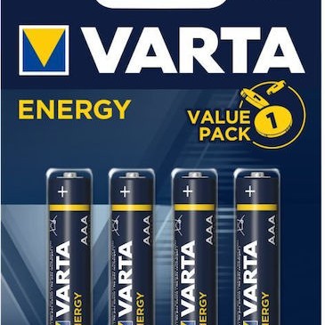 Varta LongLife Αλκαλικές Μπαταρίες AAA 1.5V 4τμχ