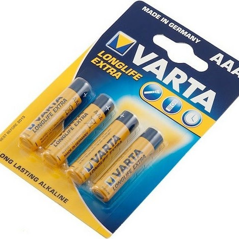Varta LongLife Αλκαλικές Μπαταρίες AAA 1.5V 4τμχ