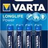 Varta LongLife Αλκαλικές Μπαταρίες AAA 1.5V 4τμχ