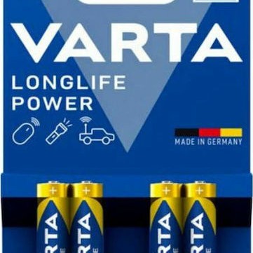 Varta LongLife Power Αλκαλικές Μπαταρίες AAA 1.5V 4τμχ