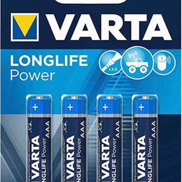 Varta LongLife Power Αλκαλικές Μπαταρίες AAA 1.5V 4τμχ