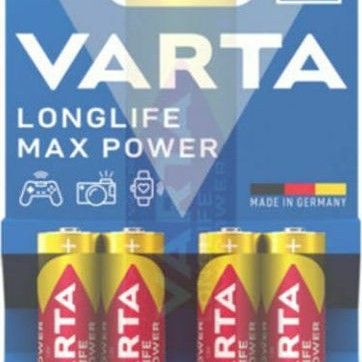 Varta Longlife Max Power Αλκαλικές Μπαταρίες AA 1.5V 4τμχ