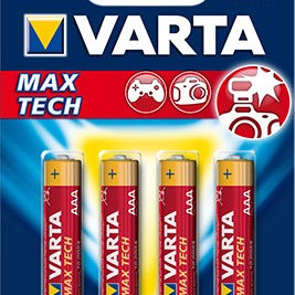 Varta Max Tech Αλκαλικές Μπαταρίες AAA 1.5V 4τμχ