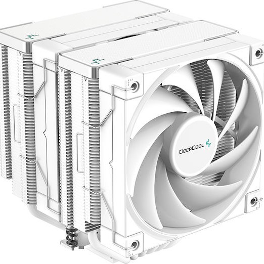 Deepcool AK620 Ψύκτρα Επεξεργαστή Διπλού Ανεμιστήρα για Socket AM4/1200/115x Λευκή