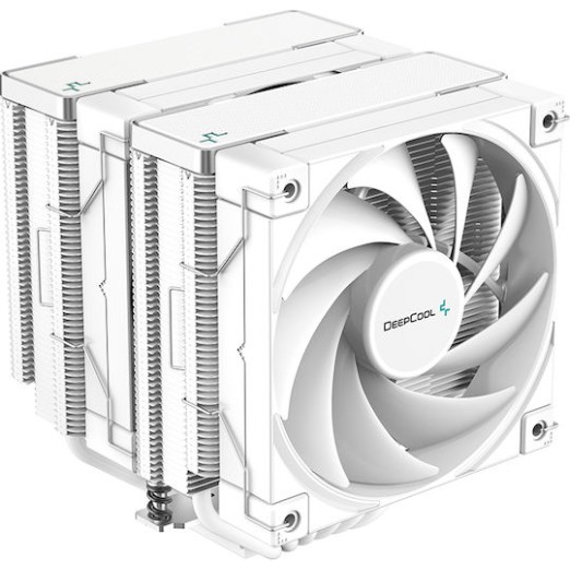 Deepcool AK620 Ψύκτρα Επεξεργαστή Διπλού Ανεμιστήρα για Socket AM4/1200/115x Λευκή