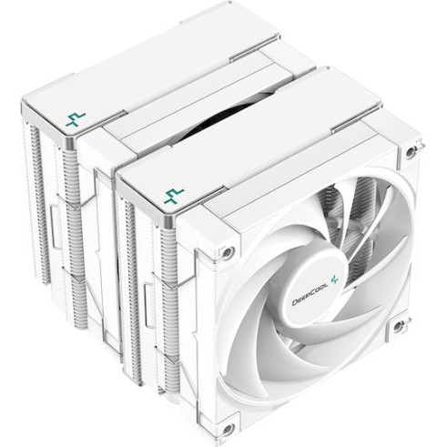 Deepcool AK620 Ψύκτρα Επεξεργαστή Διπλού Ανεμιστήρα για Socket AM4/1200/115x Λευκή