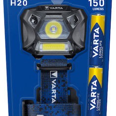 Varta Φακός Κεφαλής LED IP54 με Μέγιστη Φωτεινότητα 150lm