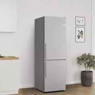 Bosch Ψυγειοκαταψύκτης 321lt Total NoFrost Υ186xΠ60xΒ66.5εκ. Inox KGN36VICT