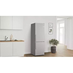 Bosch Ψυγειοκαταψύκτης 321lt Total NoFrost Υ186xΠ60xΒ66.5εκ. Inox KGN36VICT