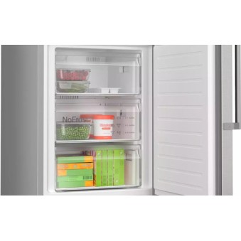 Bosch Ψυγειοκαταψύκτης 363lt Total NoFrost Υ203xΠ60xΒ66.5εκ. Inox KGN39VIBT