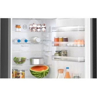 Bosch Ψυγειοκαταψύκτης 363lt NoFrost Υ203xΠ60xΒ66.5εκ. Μαύρος KGN39VXBT