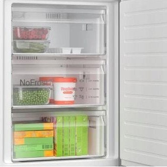 Bosch Ψυγειοκαταψύκτης 363lt NoFrost Υ203xΠ60xΒ66.5εκ. Μαύρος KGN39VXBT