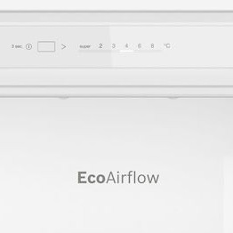 Bosch Εντοιχιζόμενο Μονόπορτο Ψυγείο 204lt Υ122.5xΠ56xΒ55εκ. Λευκό KIR41NSE0