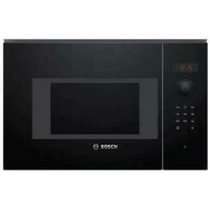 Bosch Εντοιχιζόμενος Φούρνος Μικροκυμάτων 20lt Μαύρος