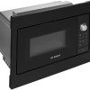Bosch Εντοιχιζόμενος Φούρνος Μικροκυμάτων 20lt Μαύρος