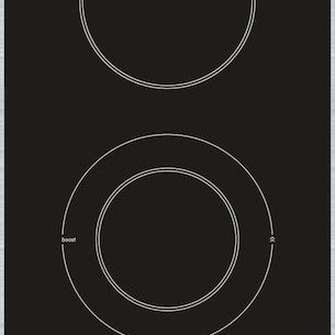 Bosch Serie 6 Domino Κεραμική Εστία Αυτόνομη με Λειτουργία Κλειδώματος 30.6x52.7εκ.