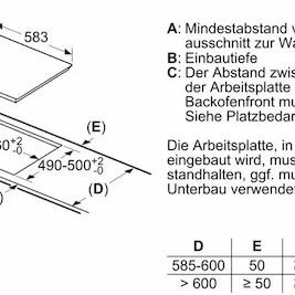 Bosch Serie 4 Επαγωγική Εστία με Πλαίσιο Αυτόνομη με Λειτουργία Κλειδώματος 58.3x51.3εκ.