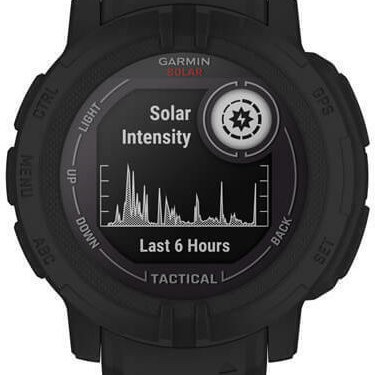 Garmin Instinct 2 Solar Tactical Edition 45mm Αδιάβροχο Smartwatch με Παλμογράφο (Black)