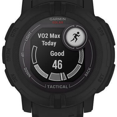 Garmin Instinct 2 Solar Tactical Edition 45mm Αδιάβροχο Smartwatch με Παλμογράφο (Black)