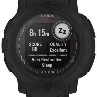 Garmin Instinct 2 Solar Tactical Edition 45mm Αδιάβροχο Smartwatch με Παλμογράφο (Black)