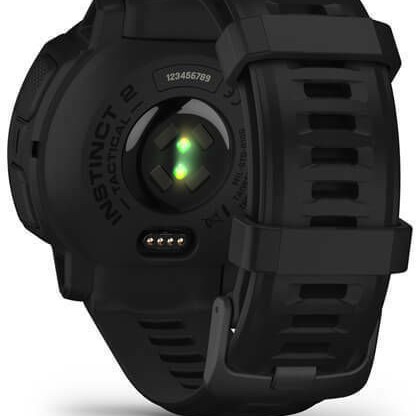 Garmin Instinct 2 Solar Tactical Edition 45mm Αδιάβροχο Smartwatch με Παλμογράφο (Black)