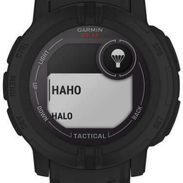 Garmin Instinct 2 Solar Tactical Edition 45mm Αδιάβροχο Smartwatch με Παλμογράφο (Black)