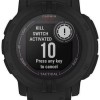 Garmin Instinct 2 Solar Tactical Edition 45mm Αδιάβροχο Smartwatch με Παλμογράφο (Black)