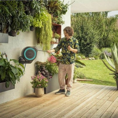 Gardena Αυτόματη Ανέμη Ποτίσματος Τοίχου με Λάστιχο 20m Μ