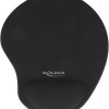 DeLock 12040 Mouse Pad 230mm με Στήριγμα καρπού Μαύρο