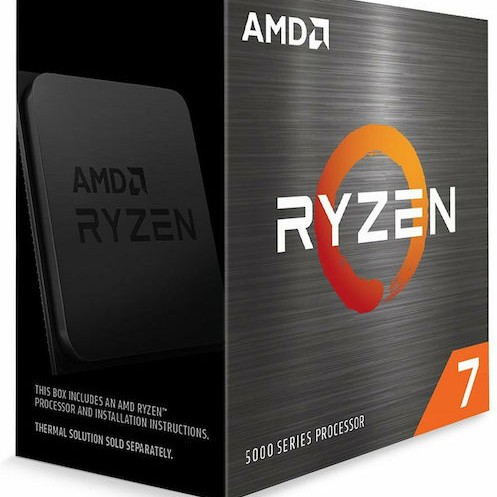 AMD Ryzen 7 5700X 3.4GHz Επεξεργαστής 8 Πυρήνων για Socket AM4 σε Κουτί