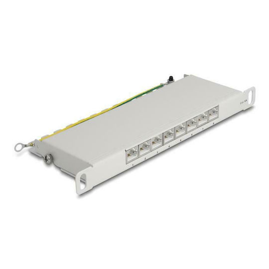 DeLock Patch Panel για Rack 0.5U 10