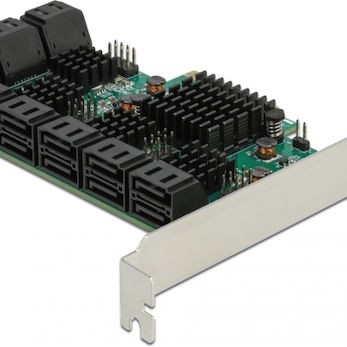 DeLock Κάρτα PCIe σε 16 θύρες SATA 16