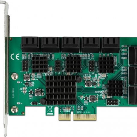 DeLock Κάρτα PCIe σε 16 θύρες SATA 16