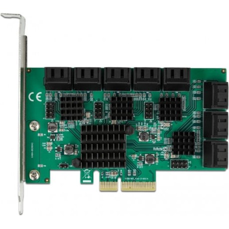 DeLock Κάρτα PCIe σε 16 θύρες SATA 16