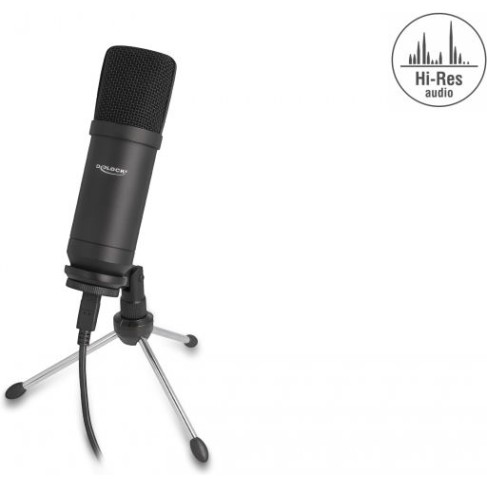 DeLock Shotgun Μικρόφωνο 66832 Επιτραπέζιο για Κάμερα