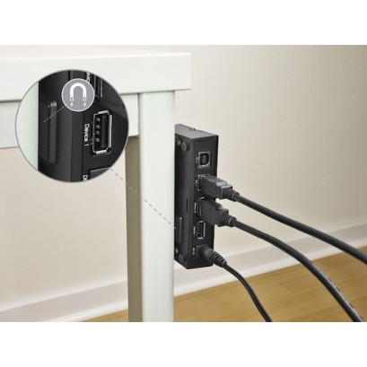 DeLock USB 2.0 Διακόπτης 2 PC προς 2 συσκευές