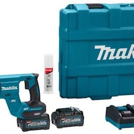 Makita XGT Κρουστικό Σκαπτικό Πιστολέτο Μπαταρίας Brushless 40V 2x4Ah με Υποδοχή SDS Plus