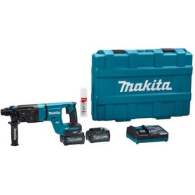 Makita XGT Κρουστικό Σκαπτικό Πιστολέτο Μπαταρίας Brushless 40V 2x4Ah με Υποδοχή SDS Plus