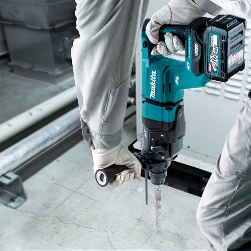 Makita XGT Κρουστικό Σκαπτικό Πιστολέτο Μπαταρίας Brushless 40V 2x4Ah με Υποδοχή SDS Plus